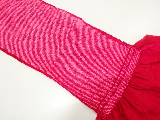 JAPANESE KIMONO / SHIBORI OBIAGE FOR FURISODE